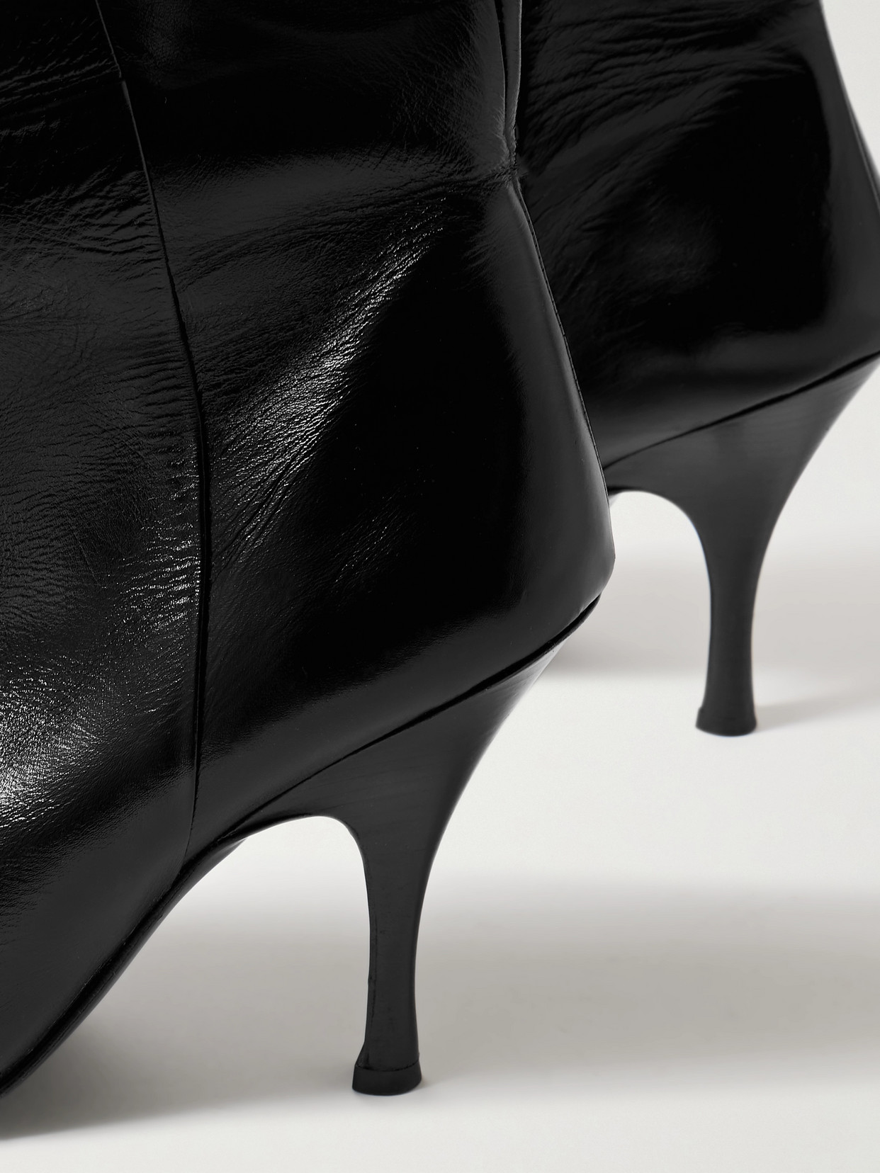 Khaite Colt Leather Over-the-knee Boots In Black