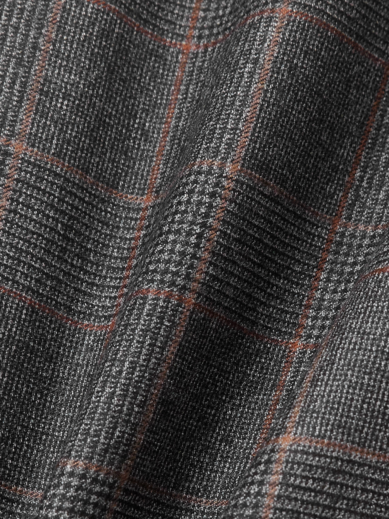 Veronica De Piante Avery Prince Of Wales Checked Wool Straight-leg Pants In Gray