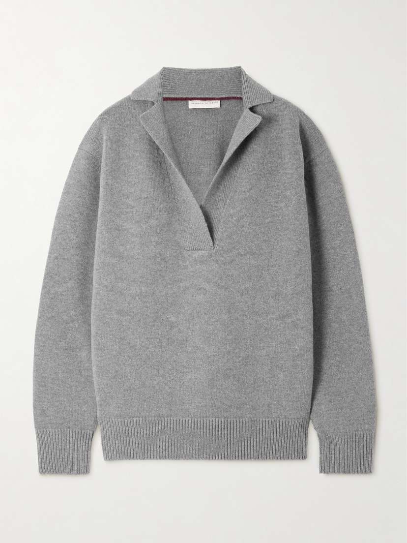 Veronica de Piante Emilie Wool And Cashmere-blend Sweater