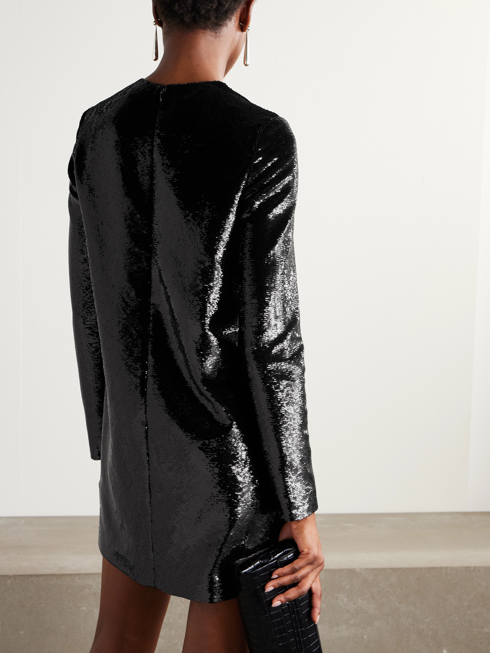 Veronica De Piante Franklin sequined crepe mini dress