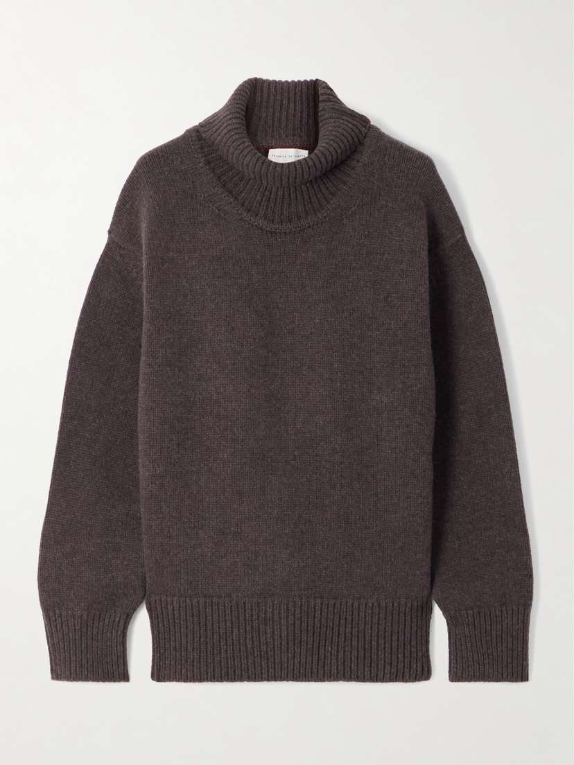 Veronica de Piante Delphine Wool And Cashmere-blend Turtleneck Sweater