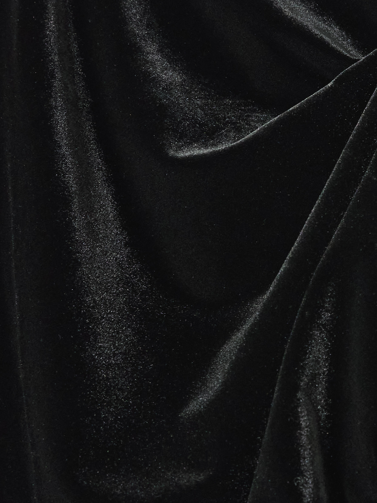 Sir Ettore Off-the-shoulder Draped Stretch-velvet Mini Dress In Black