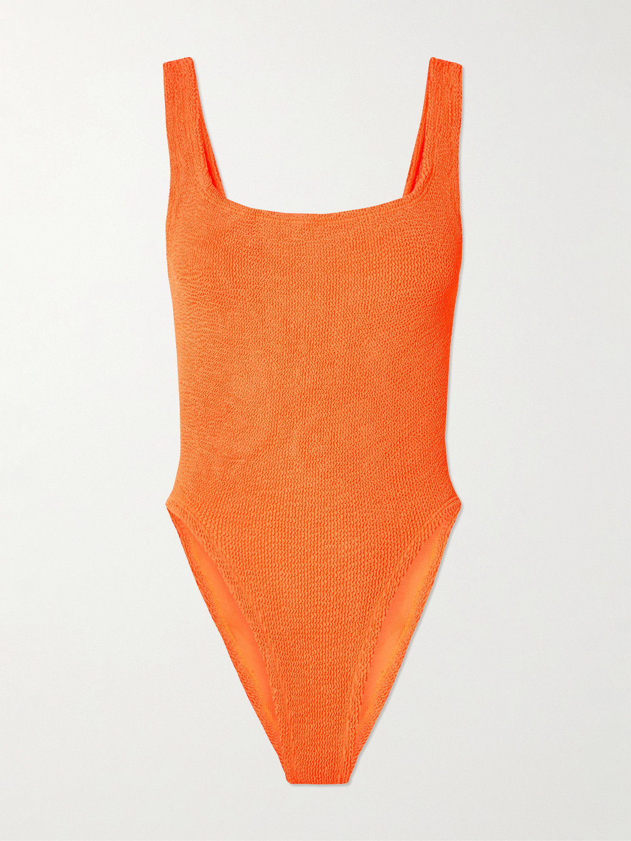 Hunza G Seersucker Swimsuit In Orange