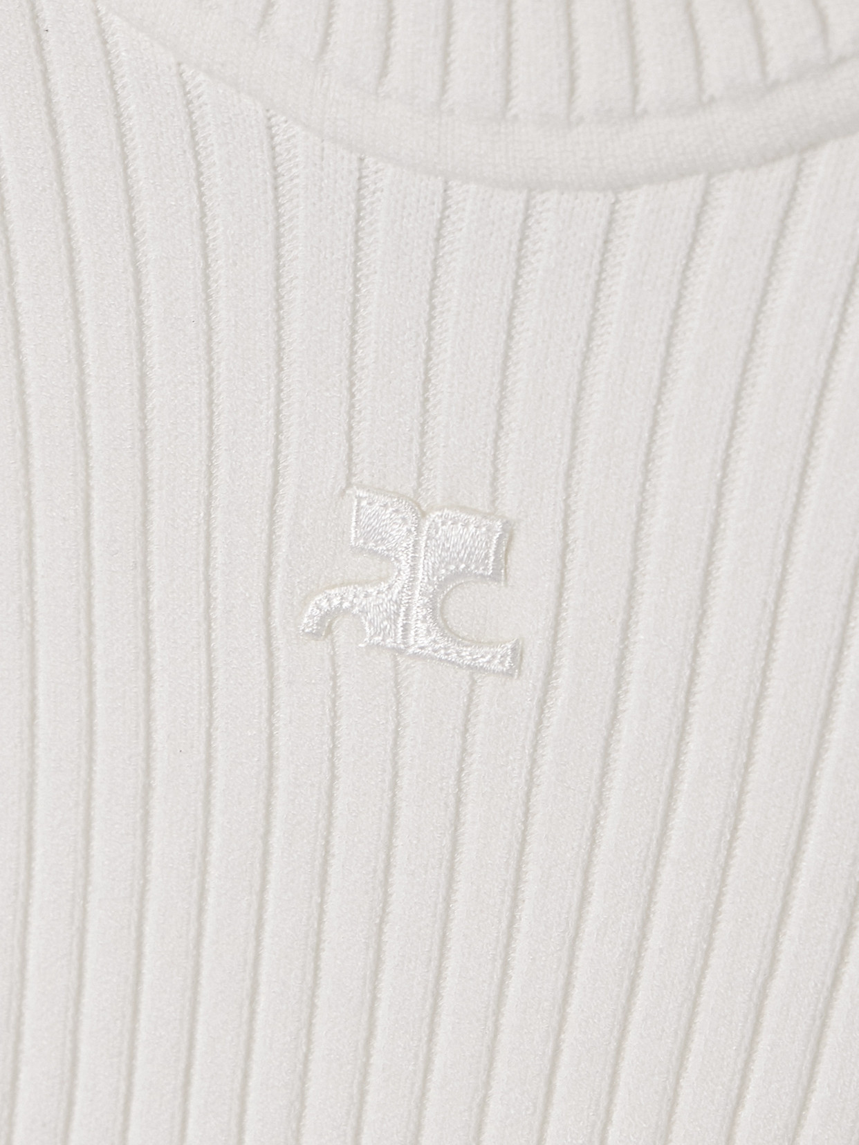 Courrèges Reedition Jumper T-shirt In Neutral