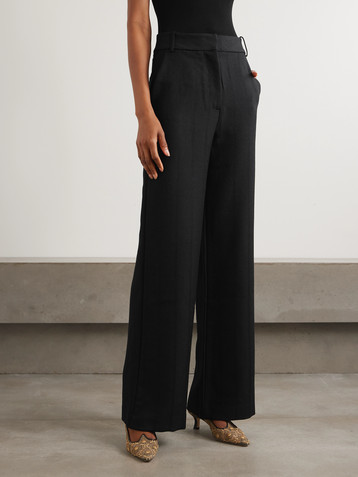 Destree Beatrice striped wool wide-leg pants
