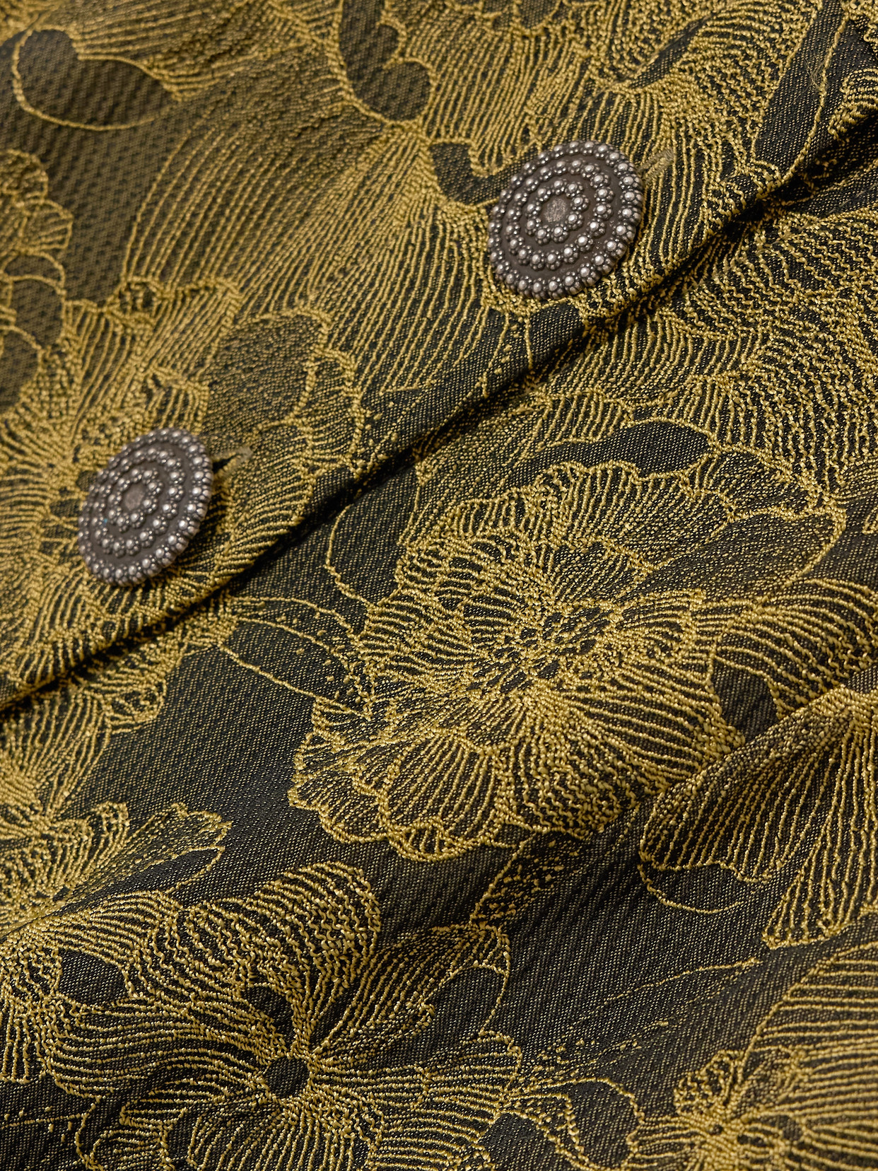 D'estree Ivan Embroidered Twill Maxi Skirt In Green