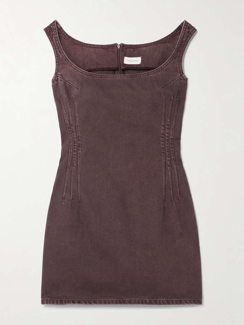 Magda Butrym Denim Mini Dress