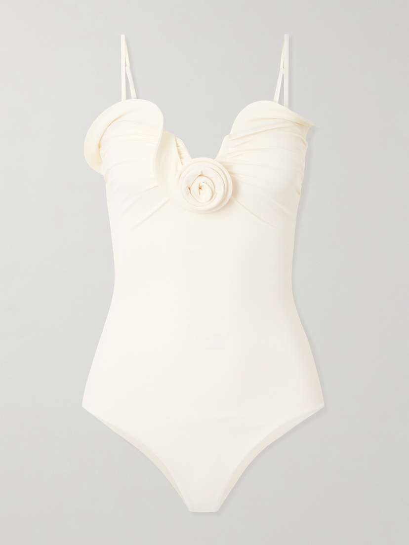 Magda Butrym Appliquéd Swimsuit