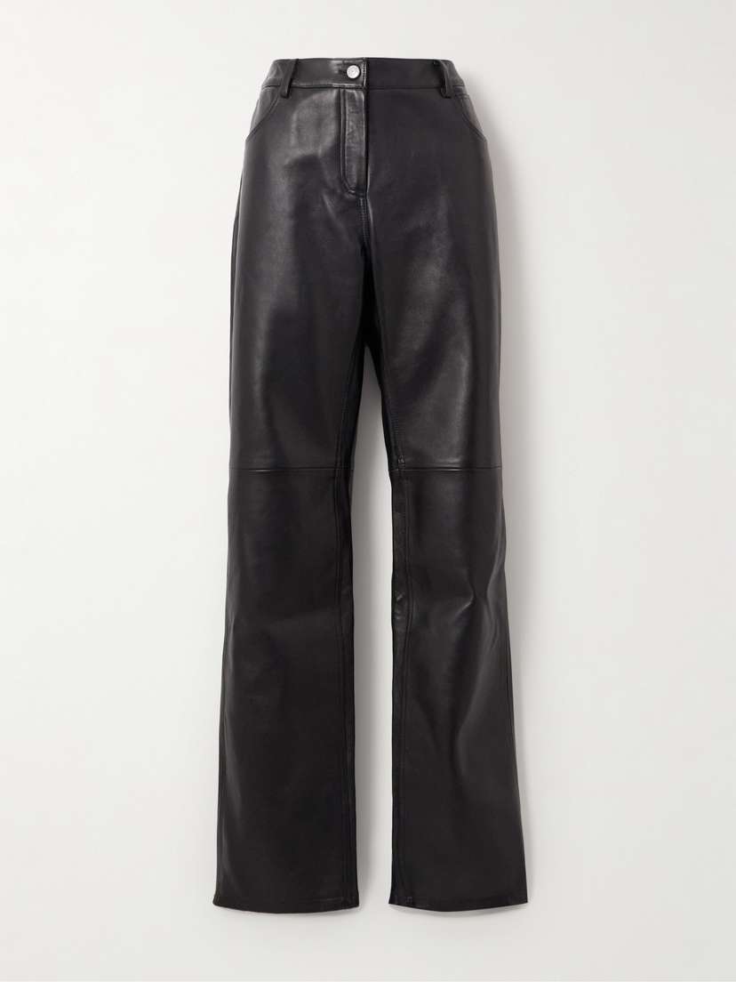 Magda Butrym Leather Straight-leg Pants
