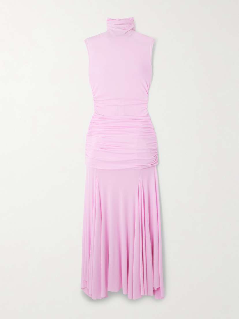 Magda Butrym Asymmetric Ruched Jersey Dress