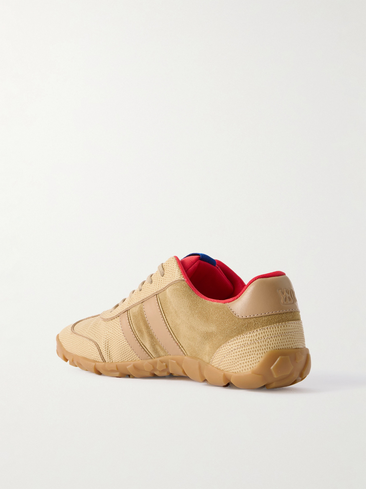 Lizard-Effect Leather And Sneakers