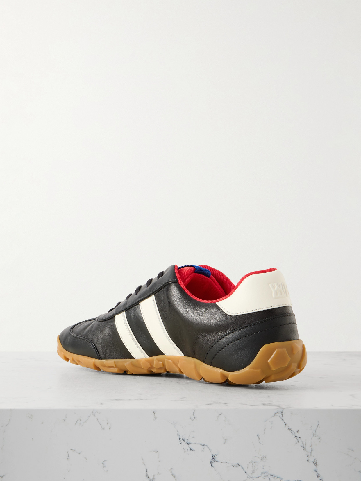 Wales Bonner Leather Sneakers In Black