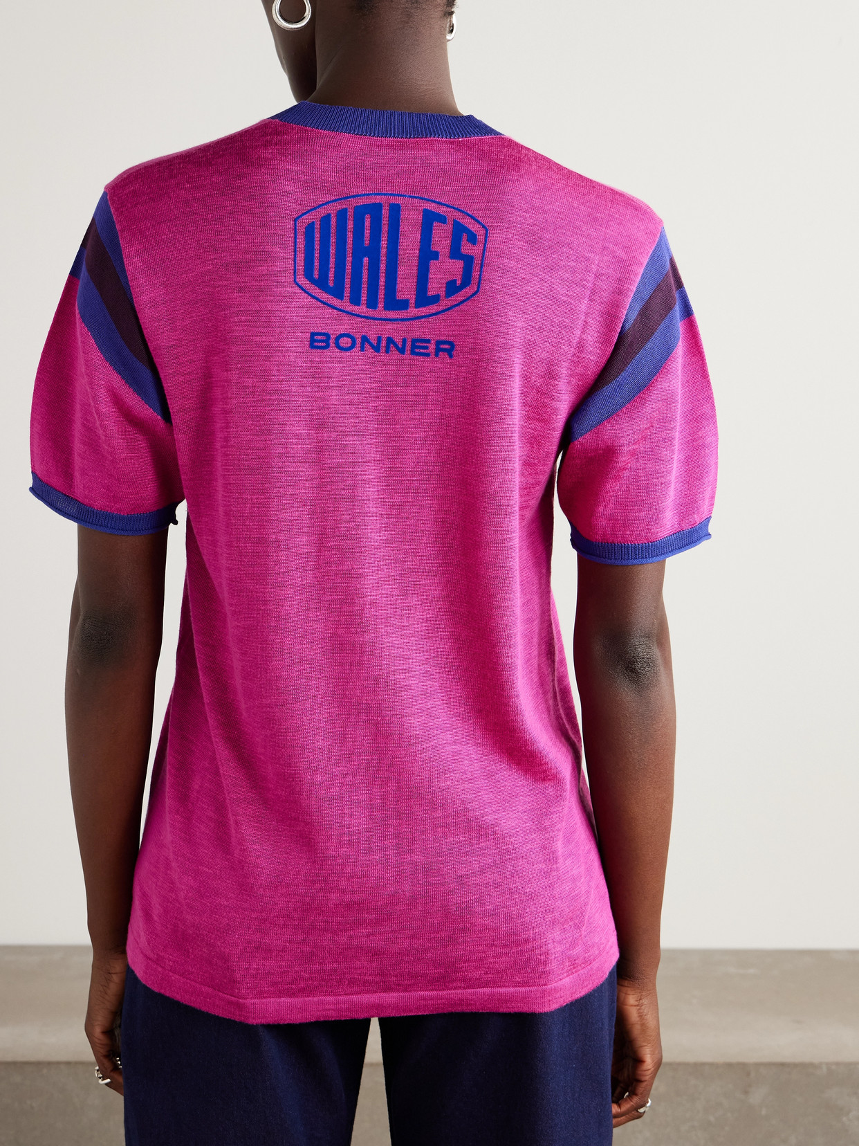 Soul Flocked Cotton-Blend T-Shirt