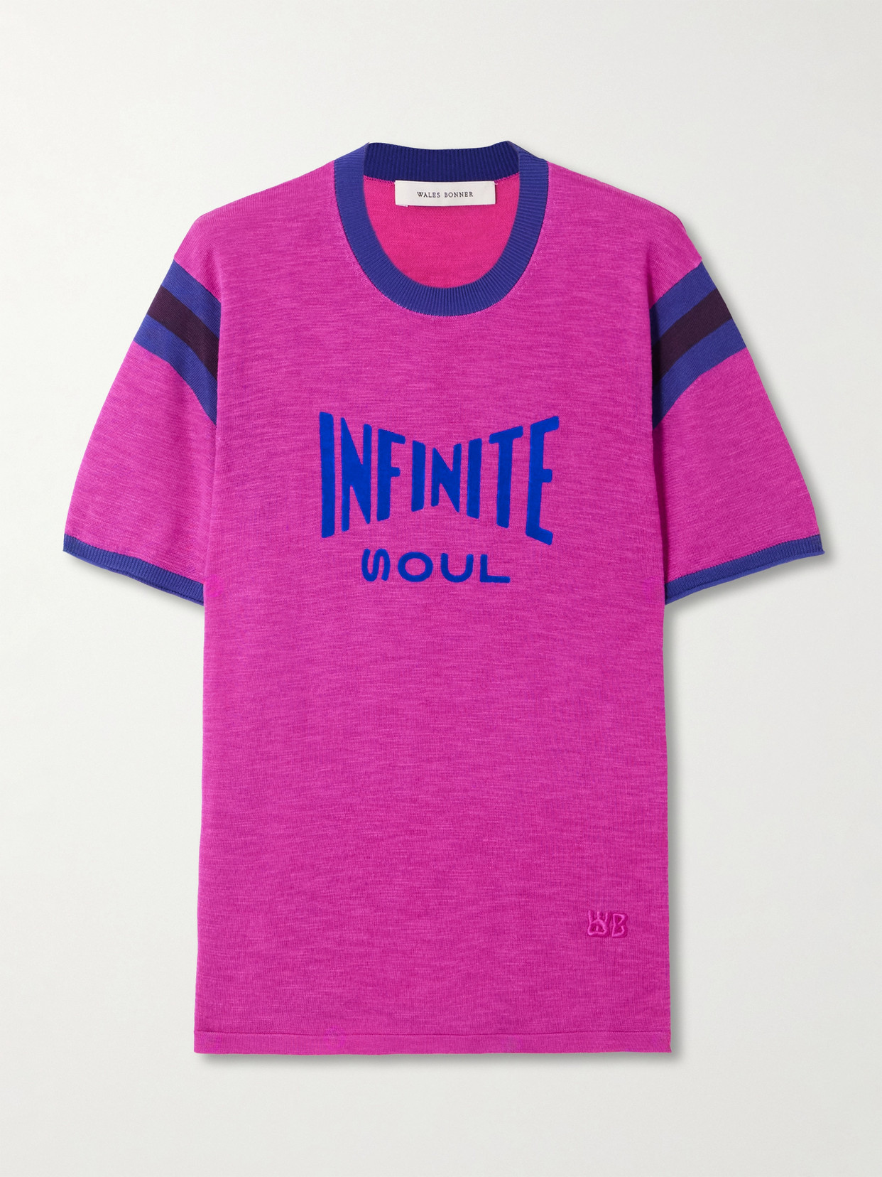 Soul Flocked Cotton-Blend T-Shirt