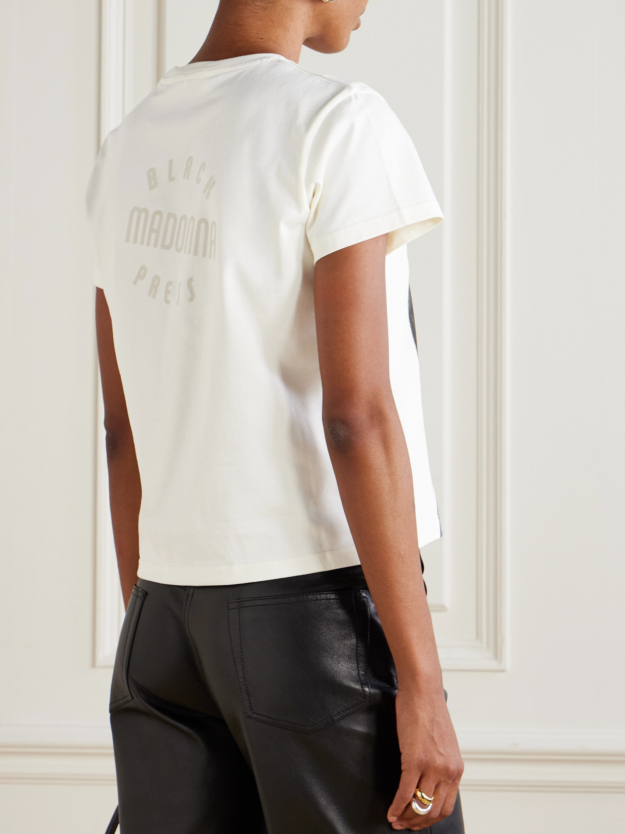 Wales Bonner X Theaster Gates Printed T-shirt In White