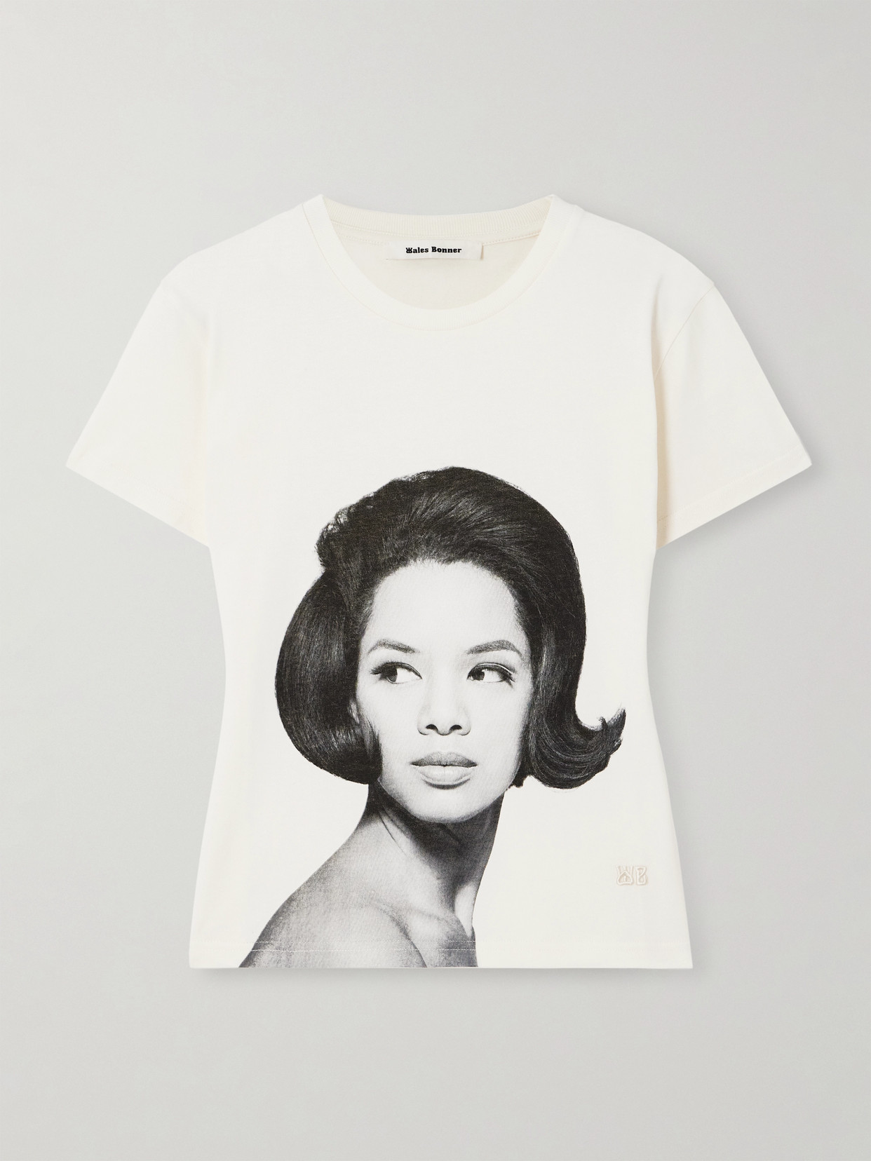 Wales Bonner X Theaster Gates Printed T-shirt In White