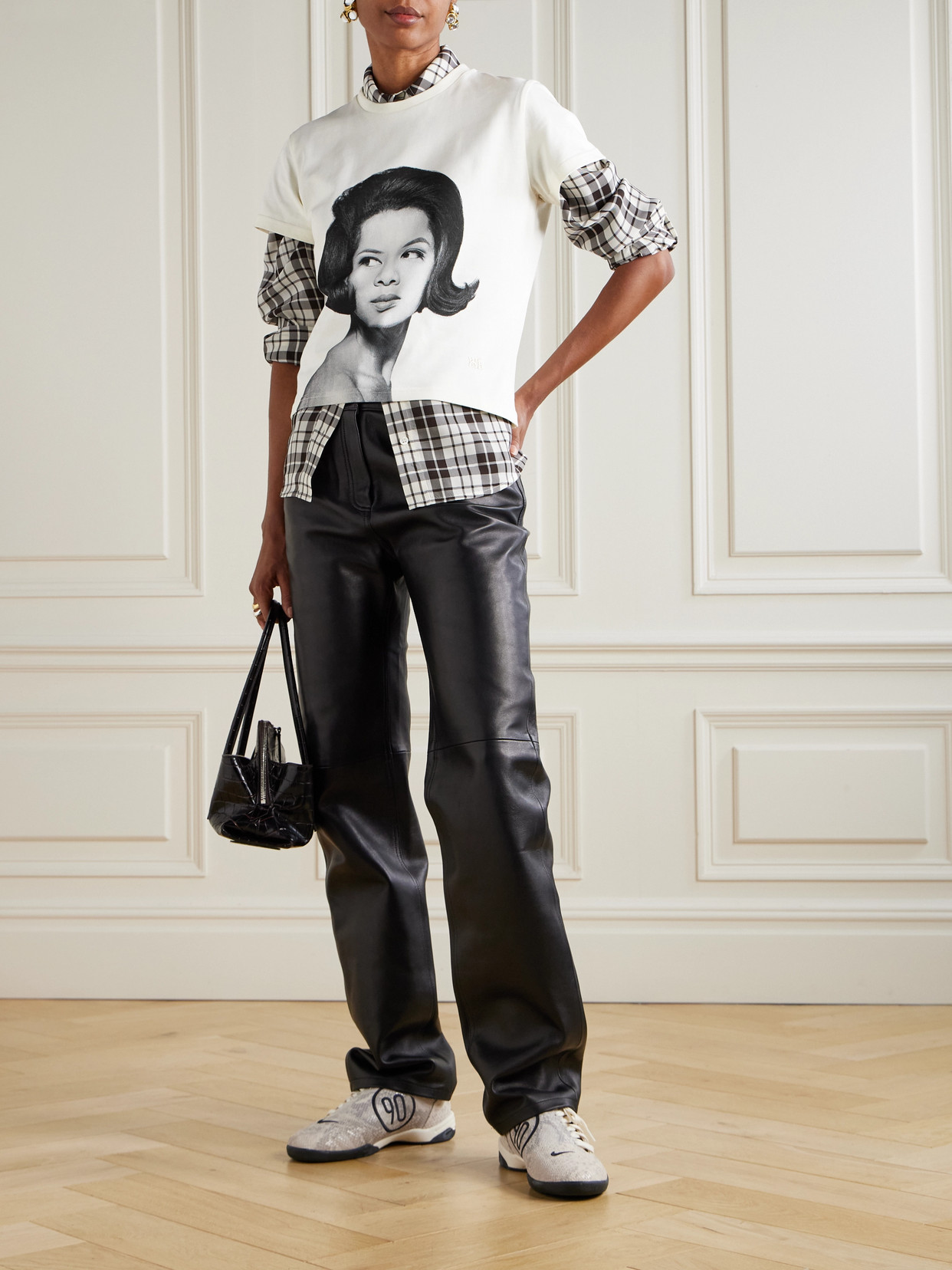 Wales Bonner X Theaster Gates Printed T-shirt In White