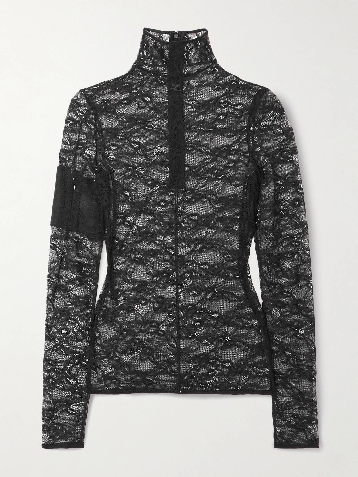 Courrèges Lace Blouse In Black