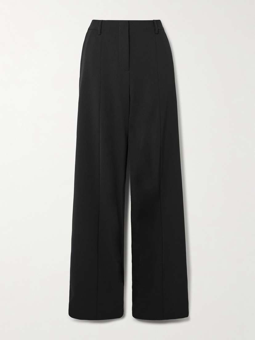 Jean Paul Gaultier Twill Wide-leg Stirrup Pants