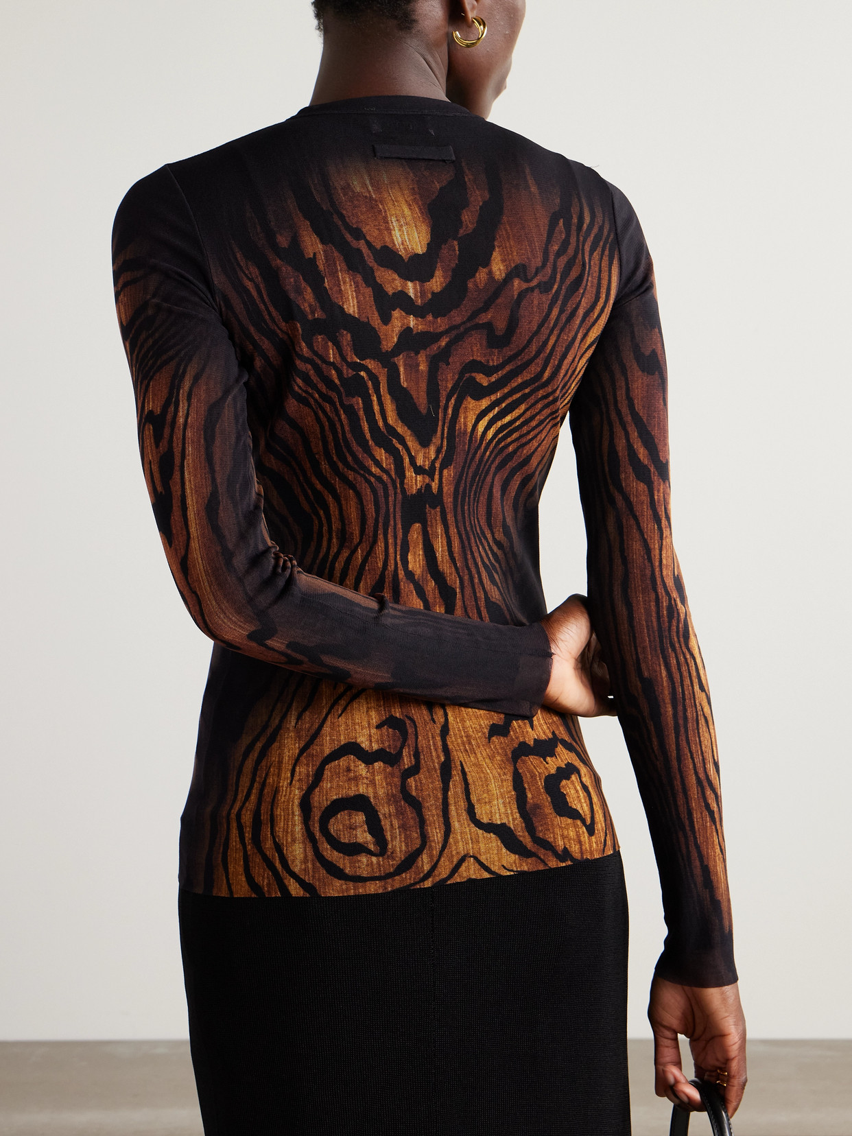 Printed Mesh T-Shirt