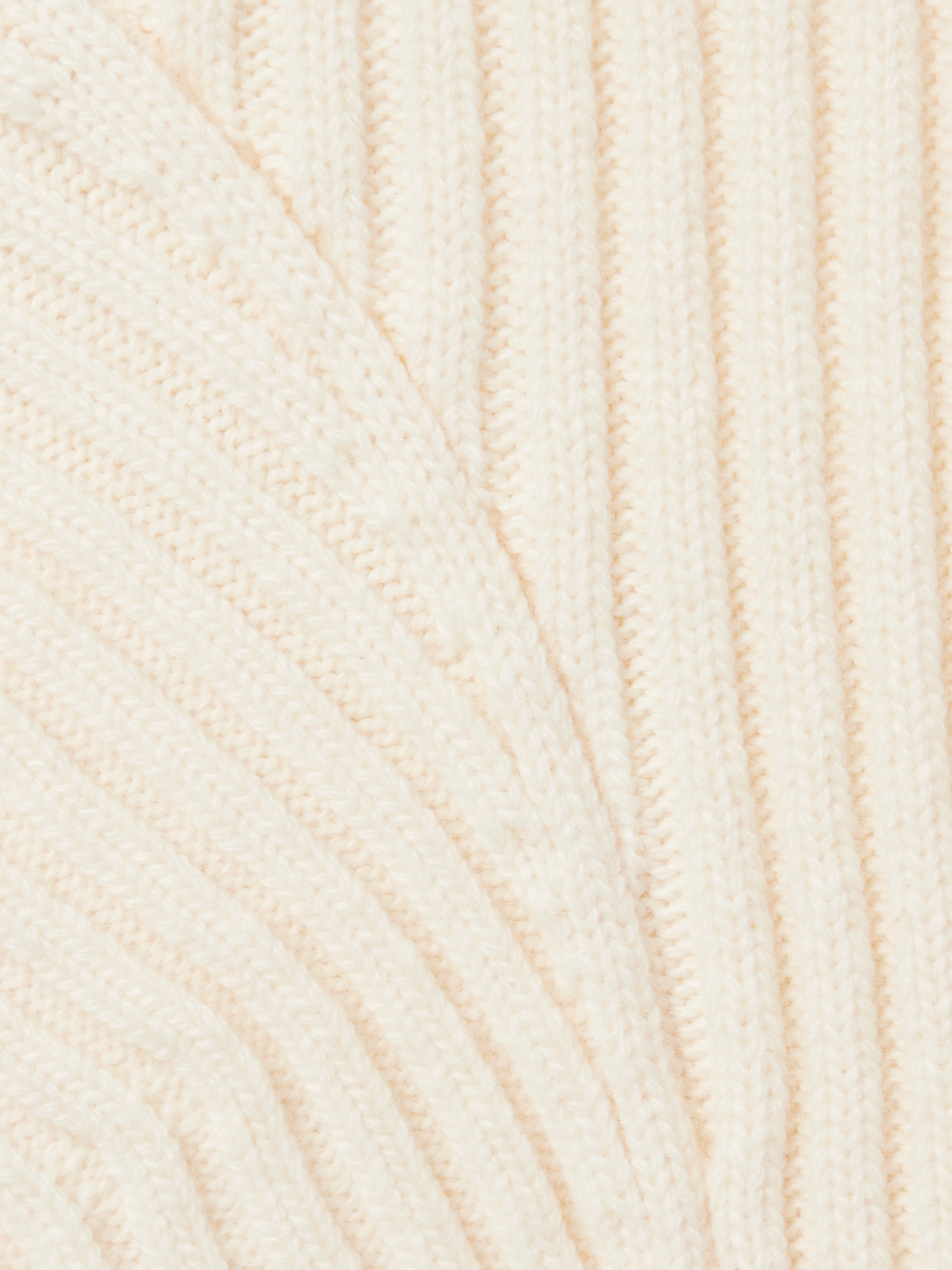 Jean Paul Gaultier Paneled Ribbed Wool And Mesh Mini Dress In Nude