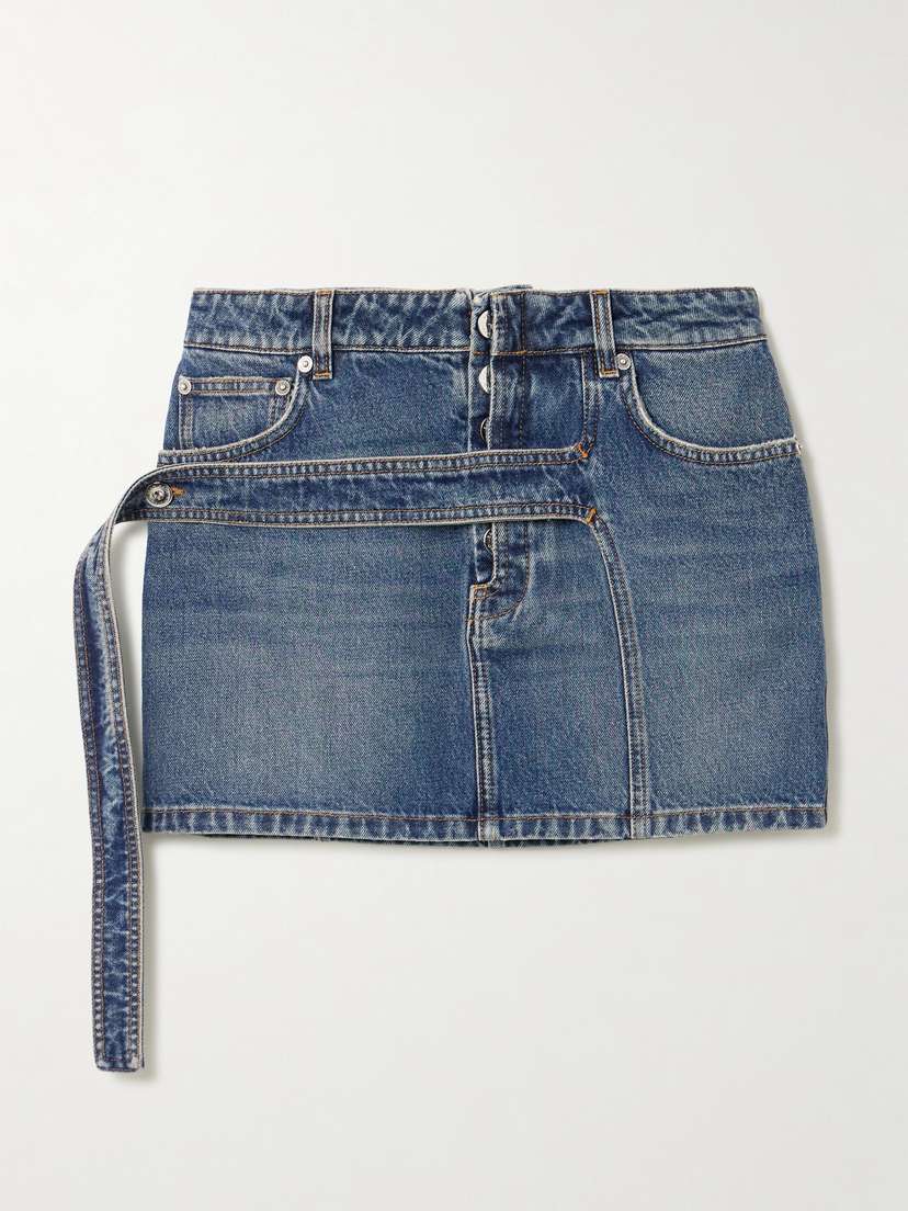 Jean Paul Gaultier Denim Mini Skirt