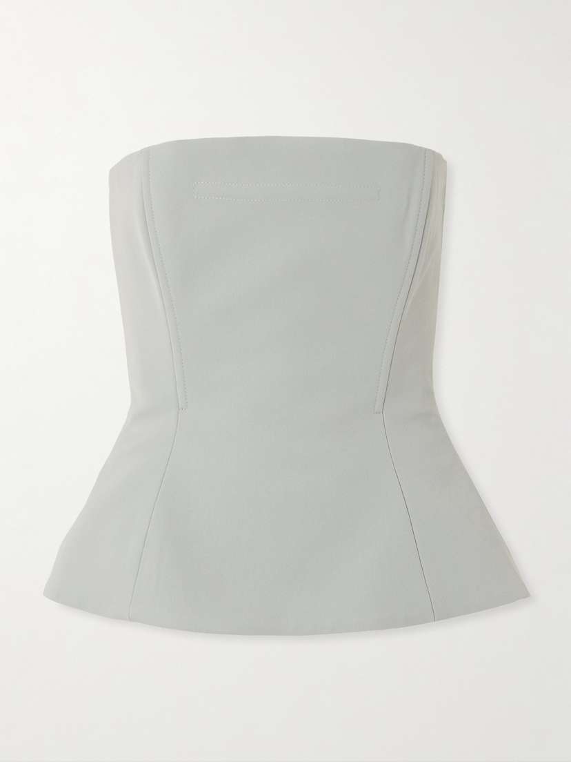 Jean Paul Gaultier Strapless Twill Bustier Top