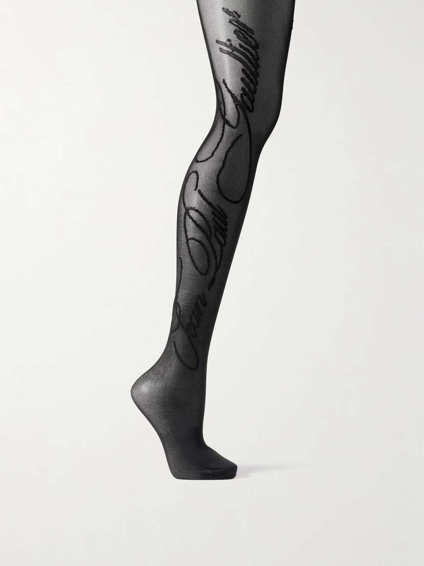 Jean Paul Gaultier Stretch-jersey Tights - Women's Lingerie