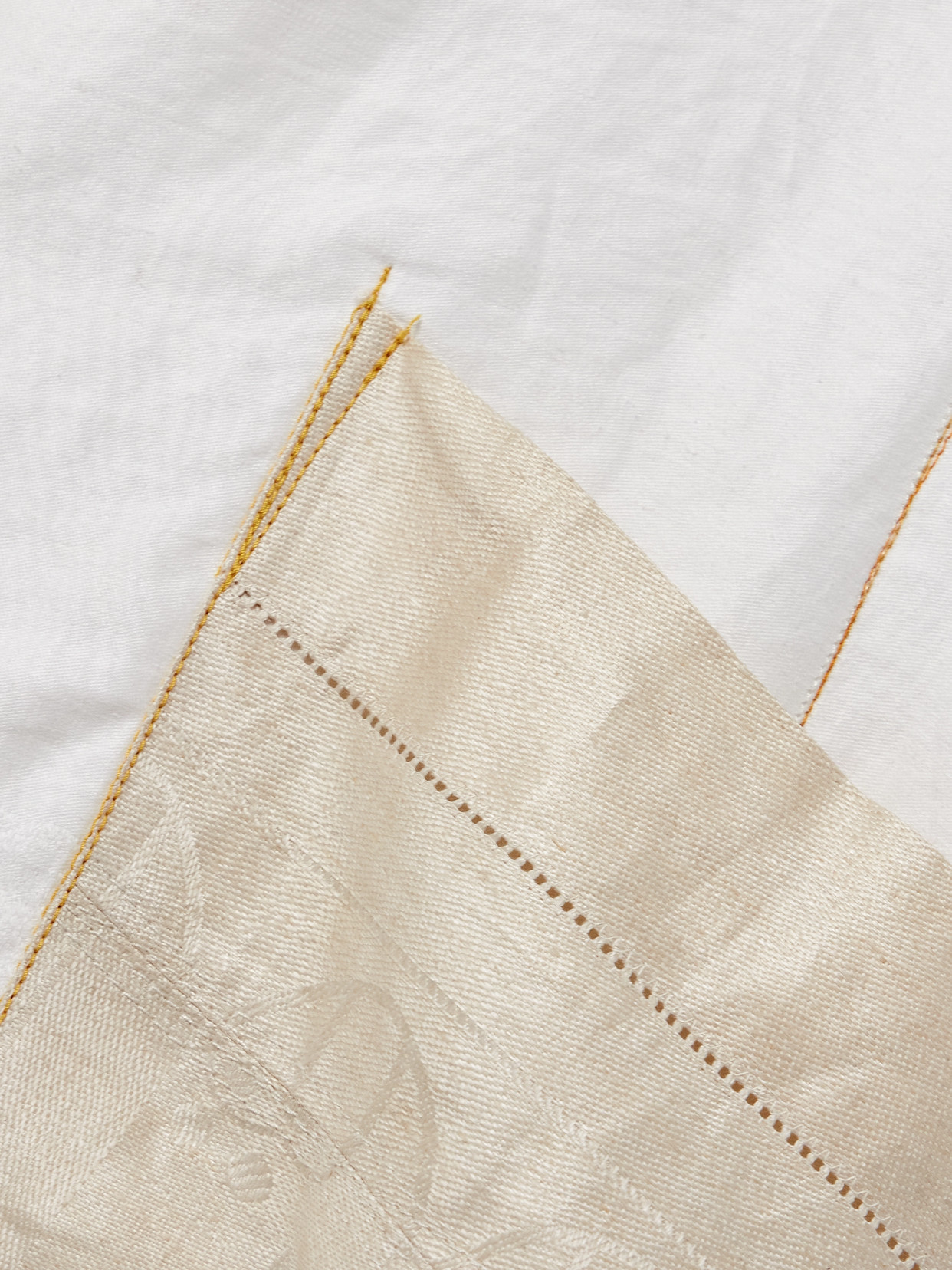 Thank You Have A Good Day Summer Duster Paneled Linen-jacquard Coat