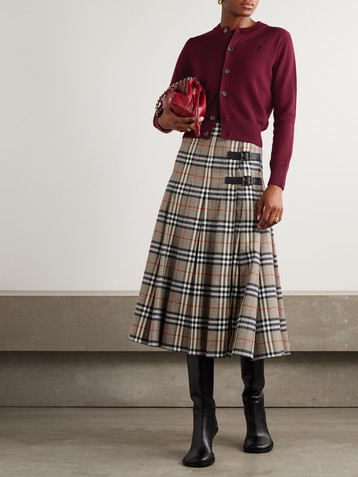 Ami Paris Embroidered wool cardigan