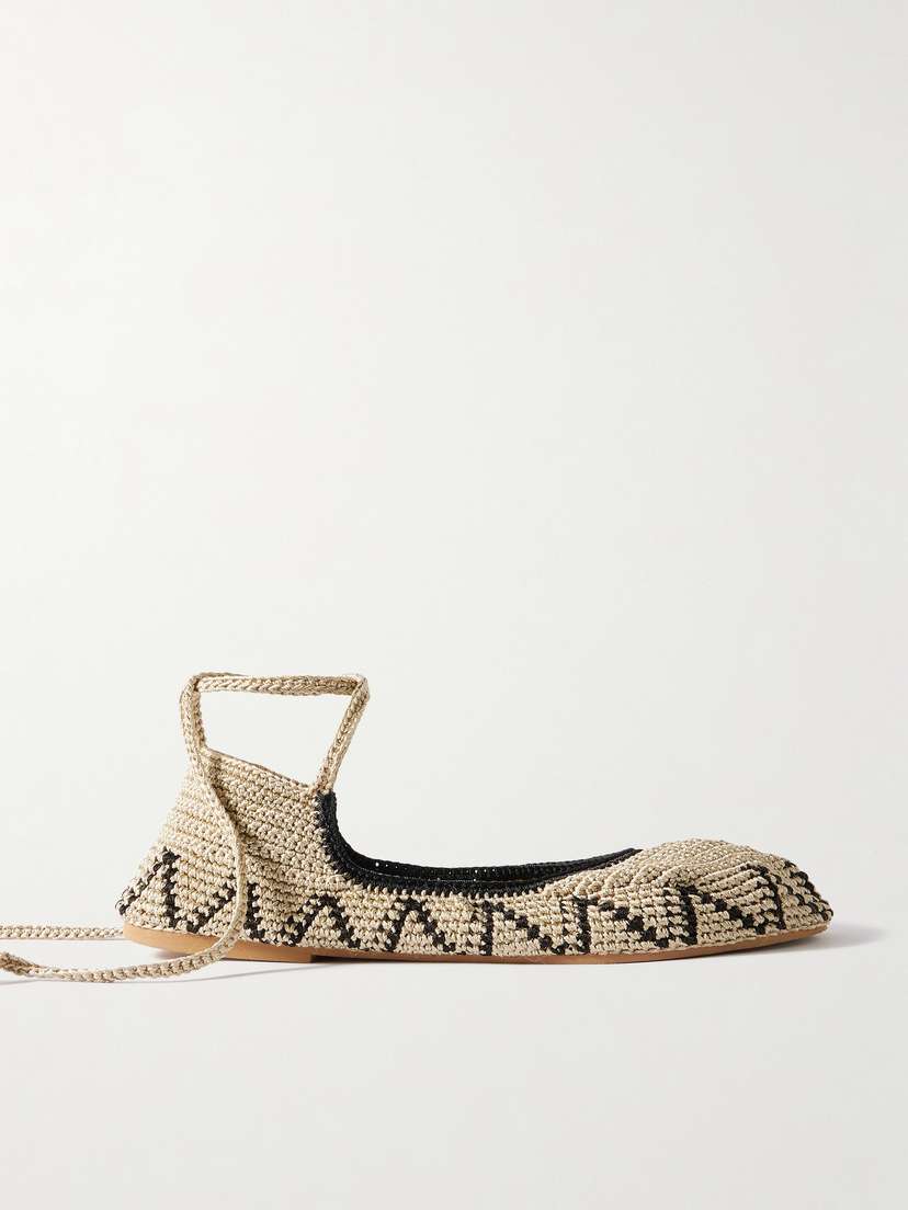 Kashura Crocheted Ballet Flats