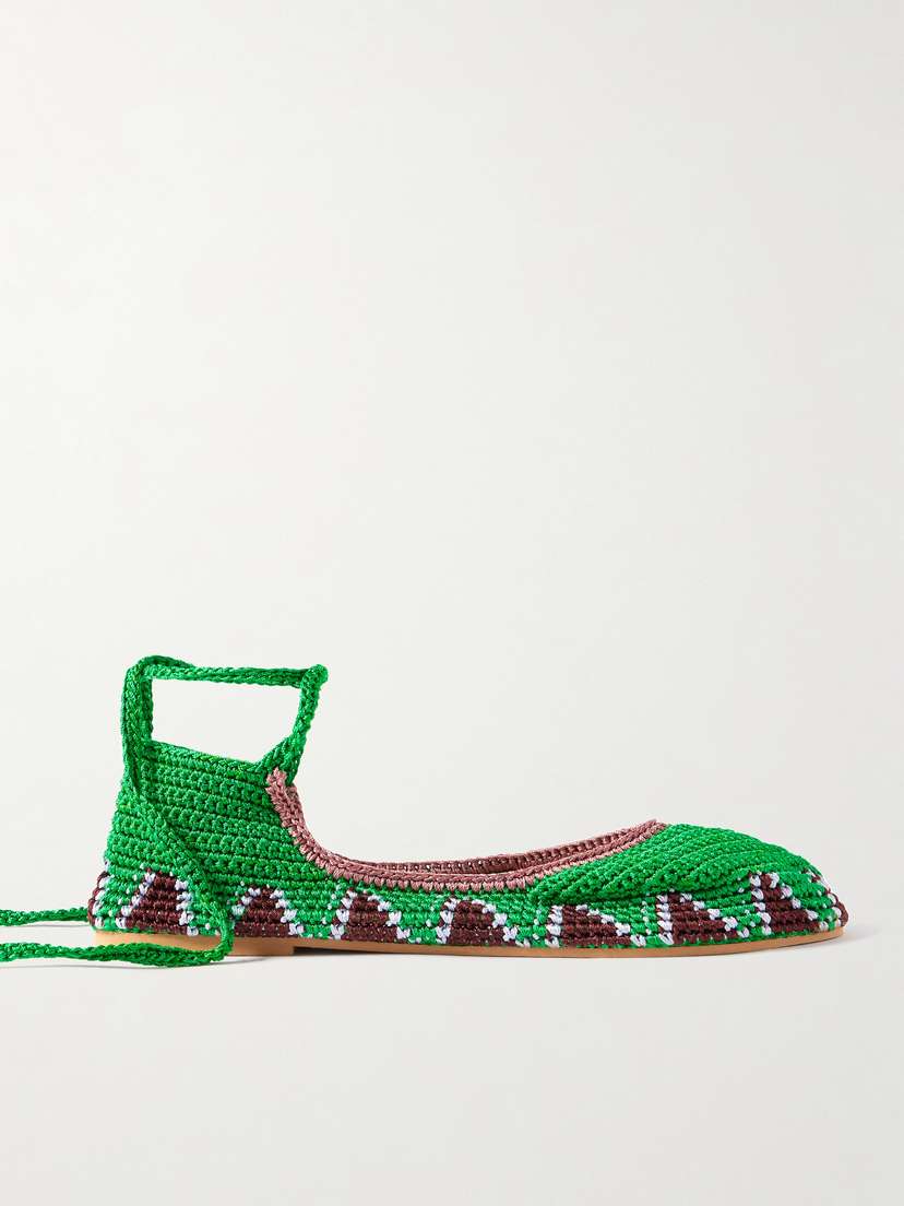 Kashura Crocheted Ballet Flats