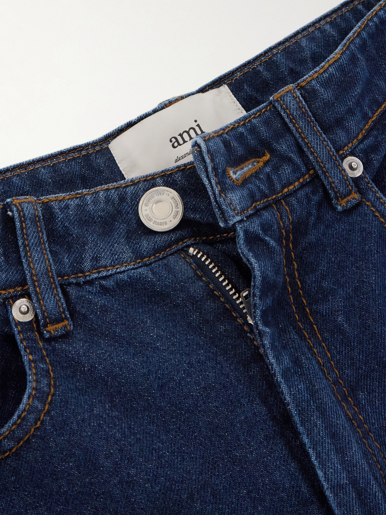 Ami Alexandre Mattiussi High-rise Flared Jeans In Blue