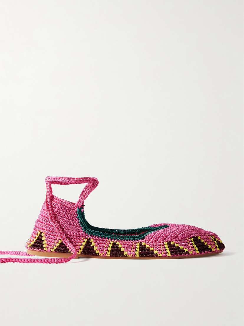 Kashura Crocheted Ballet Flats