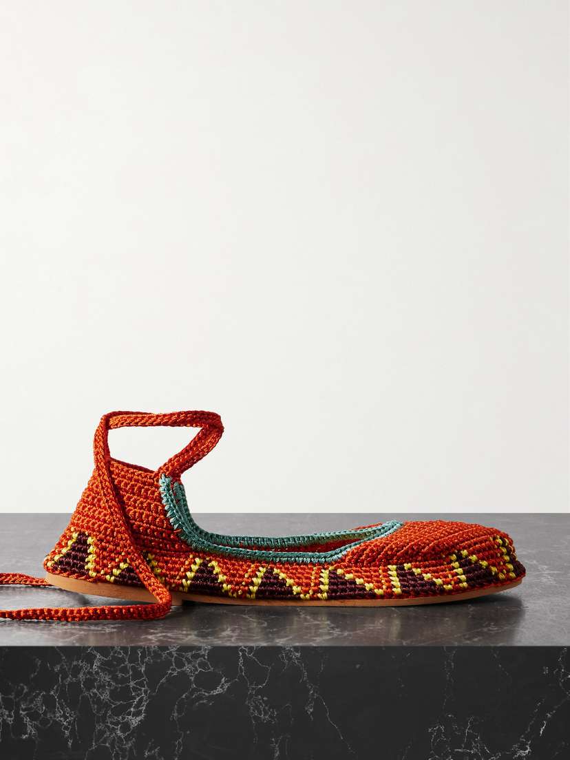 Kashura Crocheted Ballet Flats