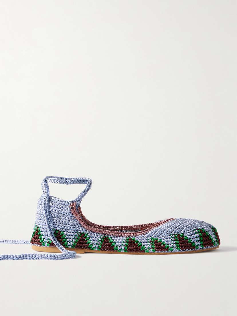 Kashura Crocheted Ballet Flats