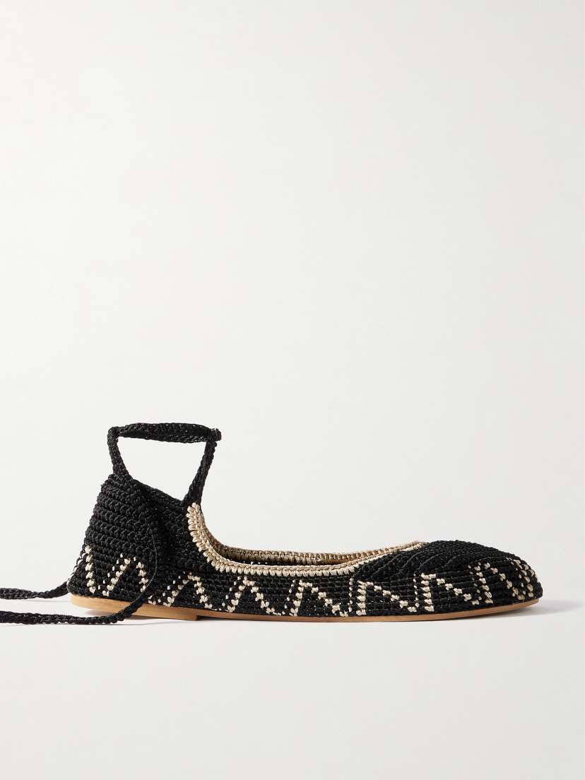 Kashura Crocheted Ballet Flats