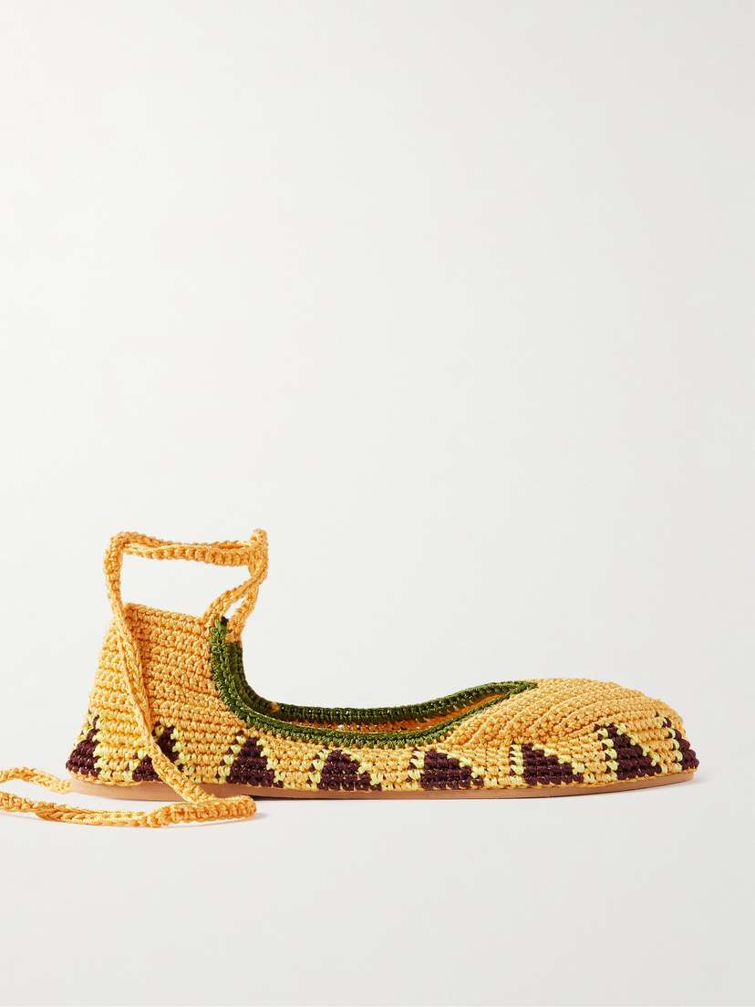 Kashura Crocheted Ballet Flats