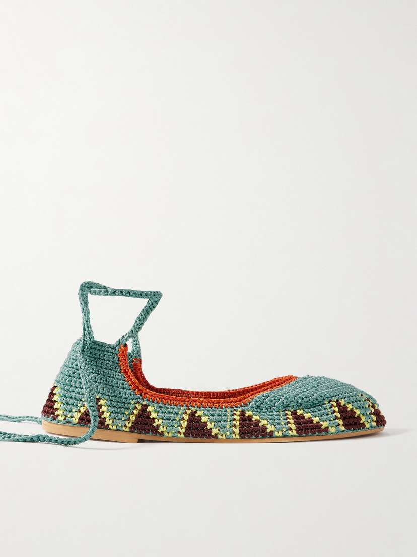 Kashura Crocheted Ballet Flats