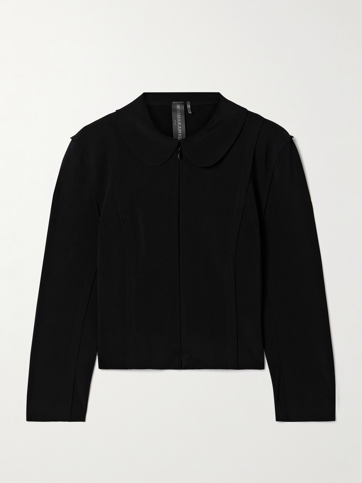 Norma Kamali Girl Cropped Stretch-jersey Jacket