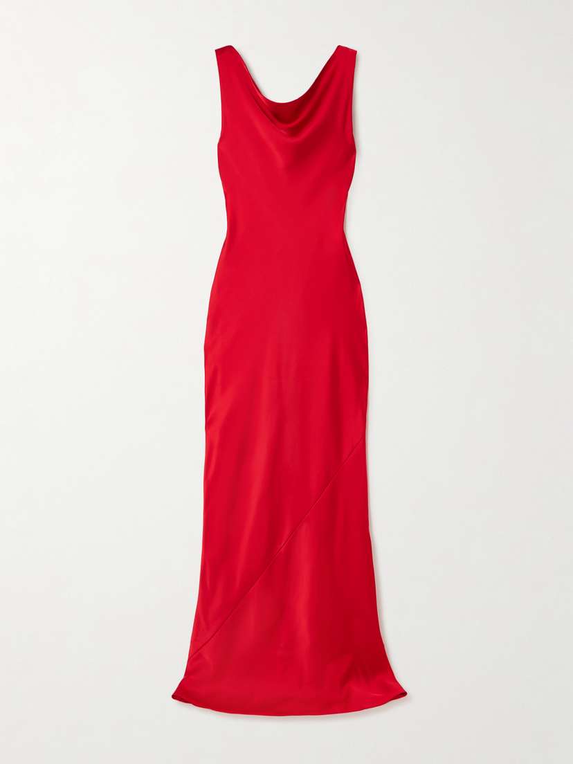 Norma Kamali Satin Gown