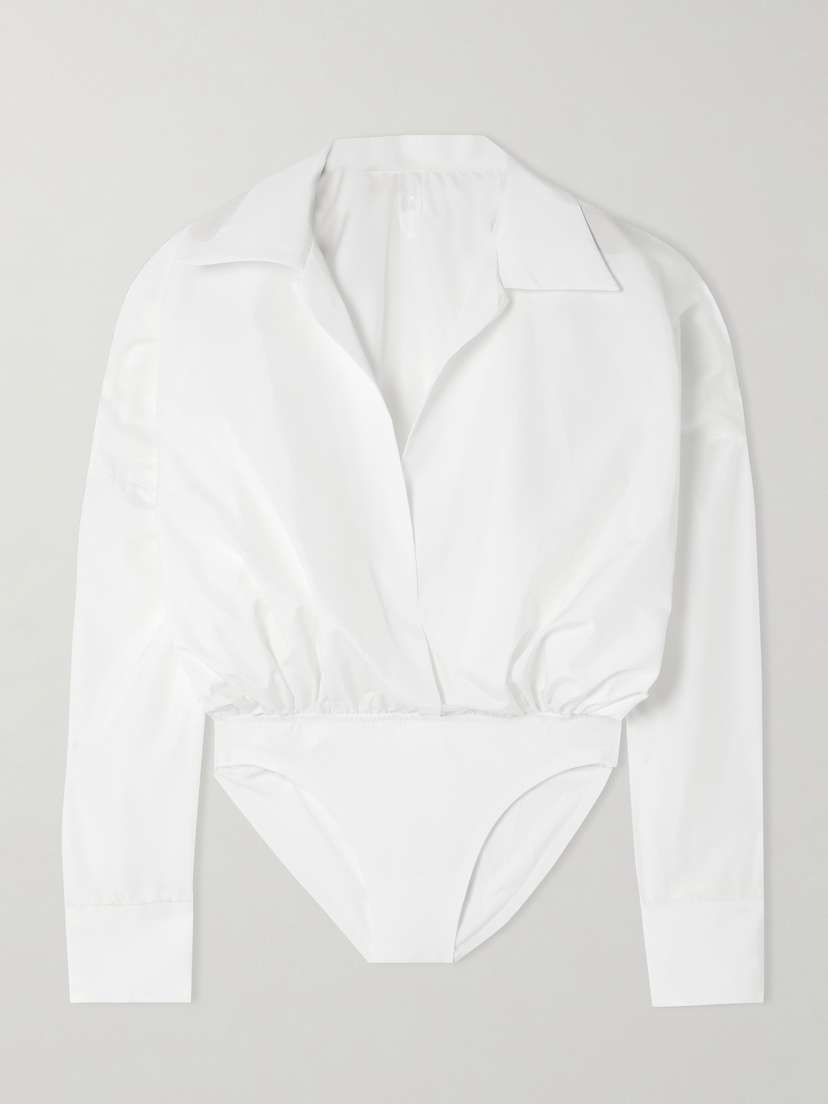 Norma Kamali Super Habotai Bodysuit