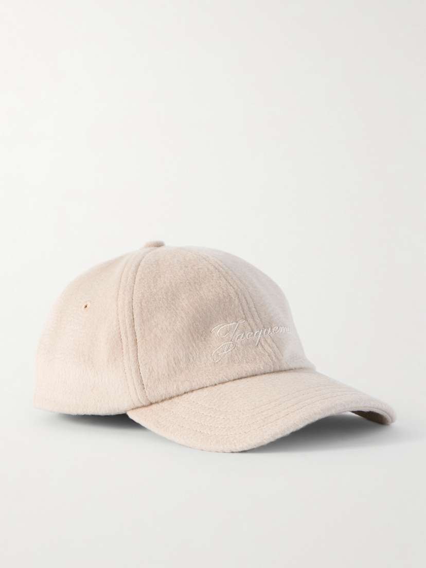 Jacquemus Embroidered Wool Baseball Cap