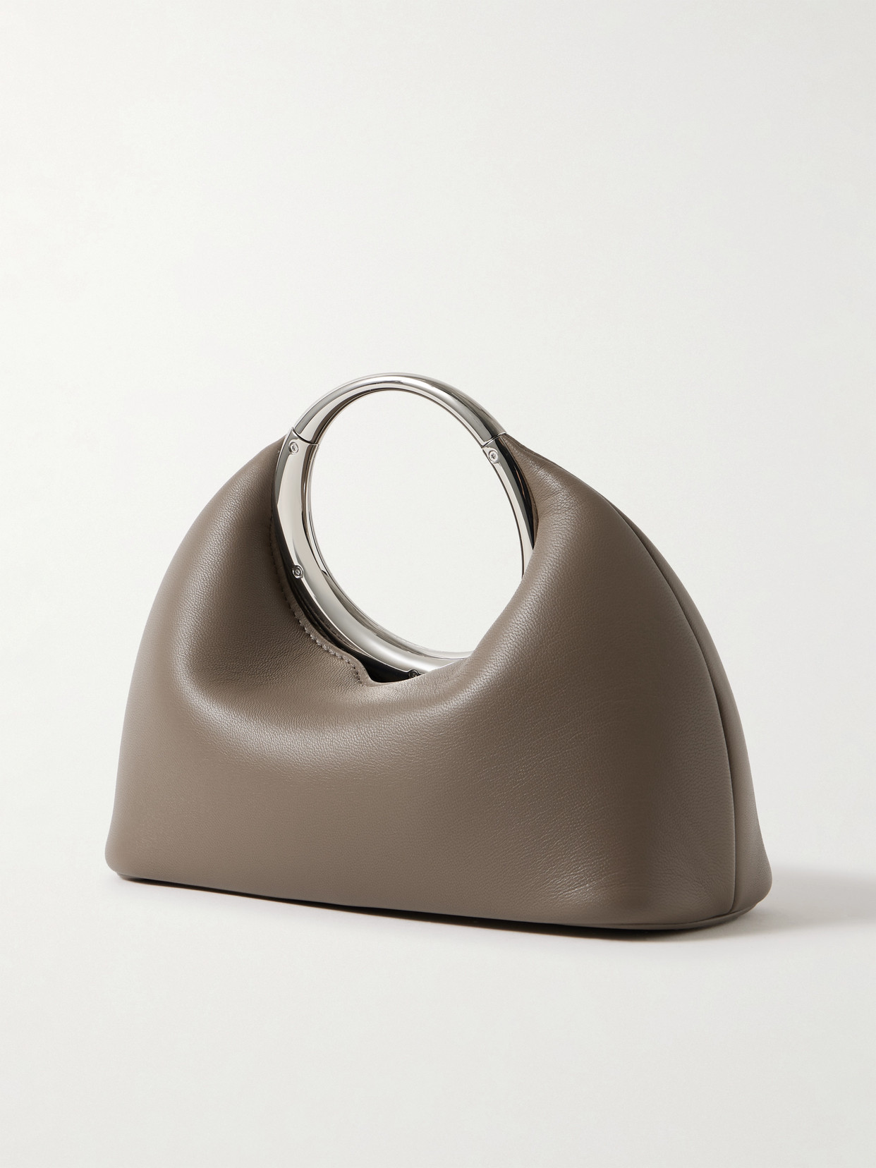 Jacquemus The Calino Small Leather Tote In Brown