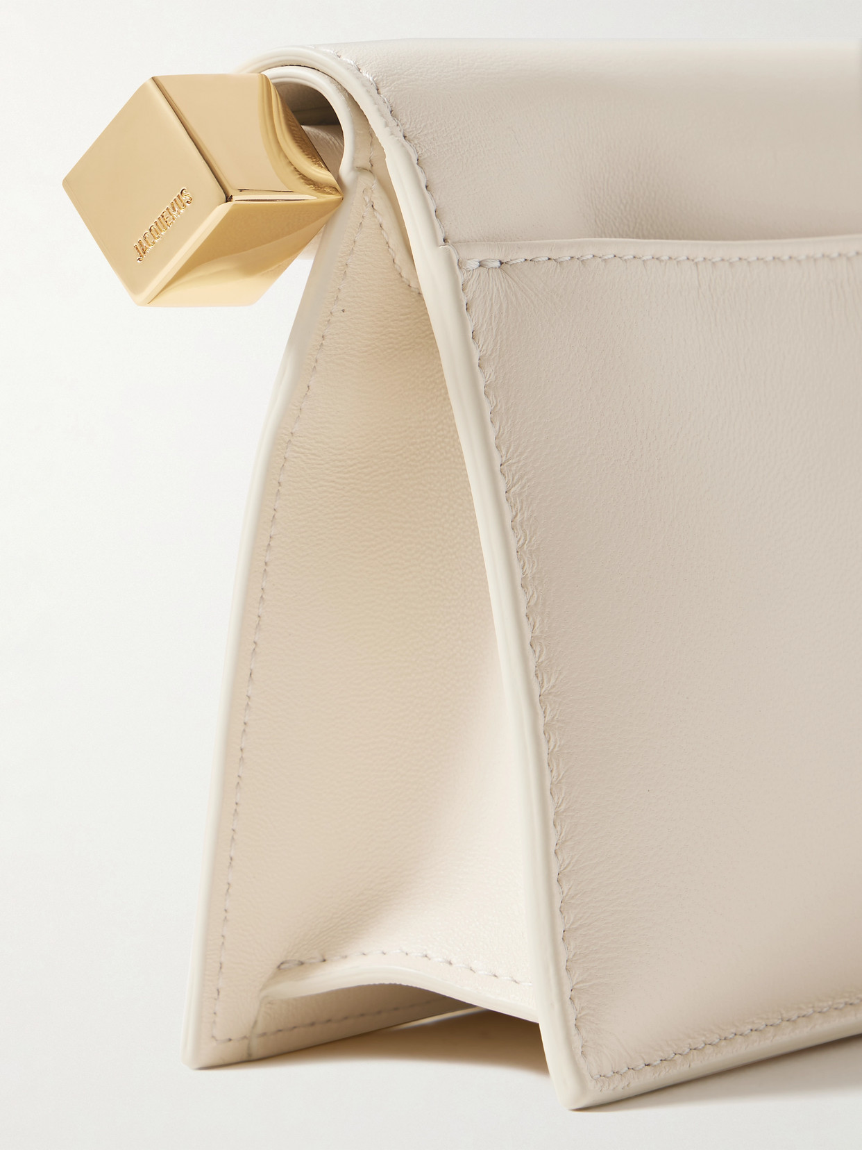 Jacquemus Pochette Small Embellished Leather Clutch