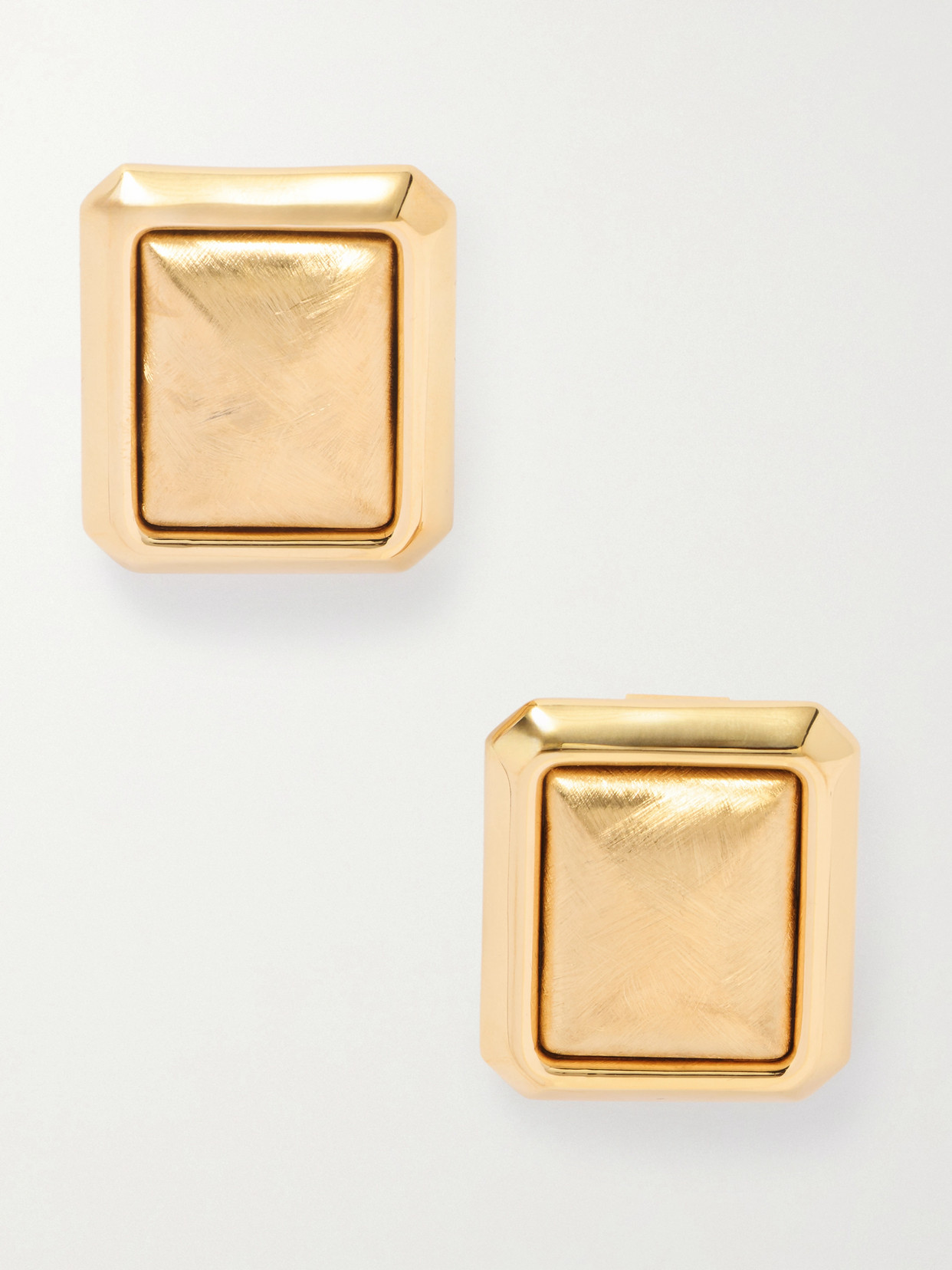 Jacquemus Les Pendants Carré Gold-tone Earrings