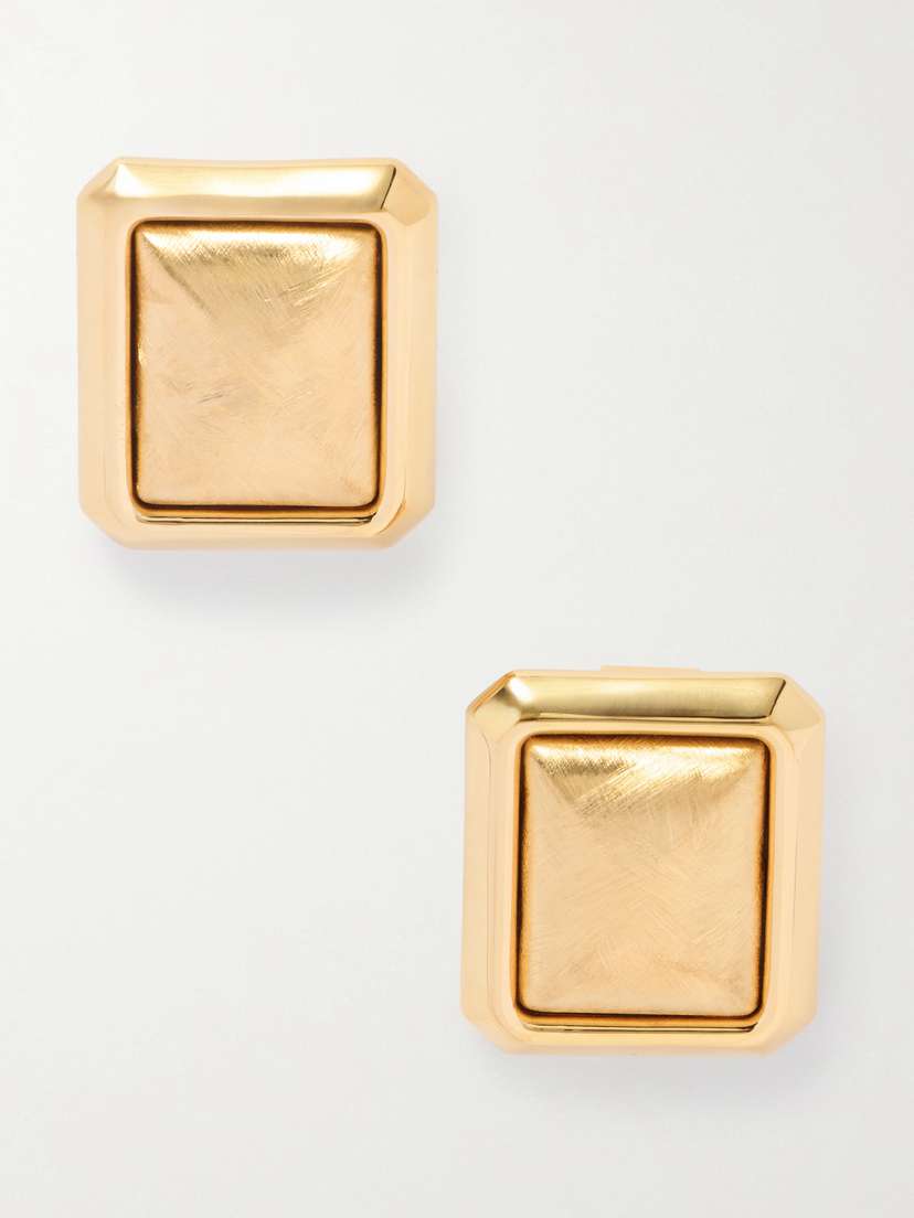 Jacquemus Les Pendants Carré Gold-tone Earrings