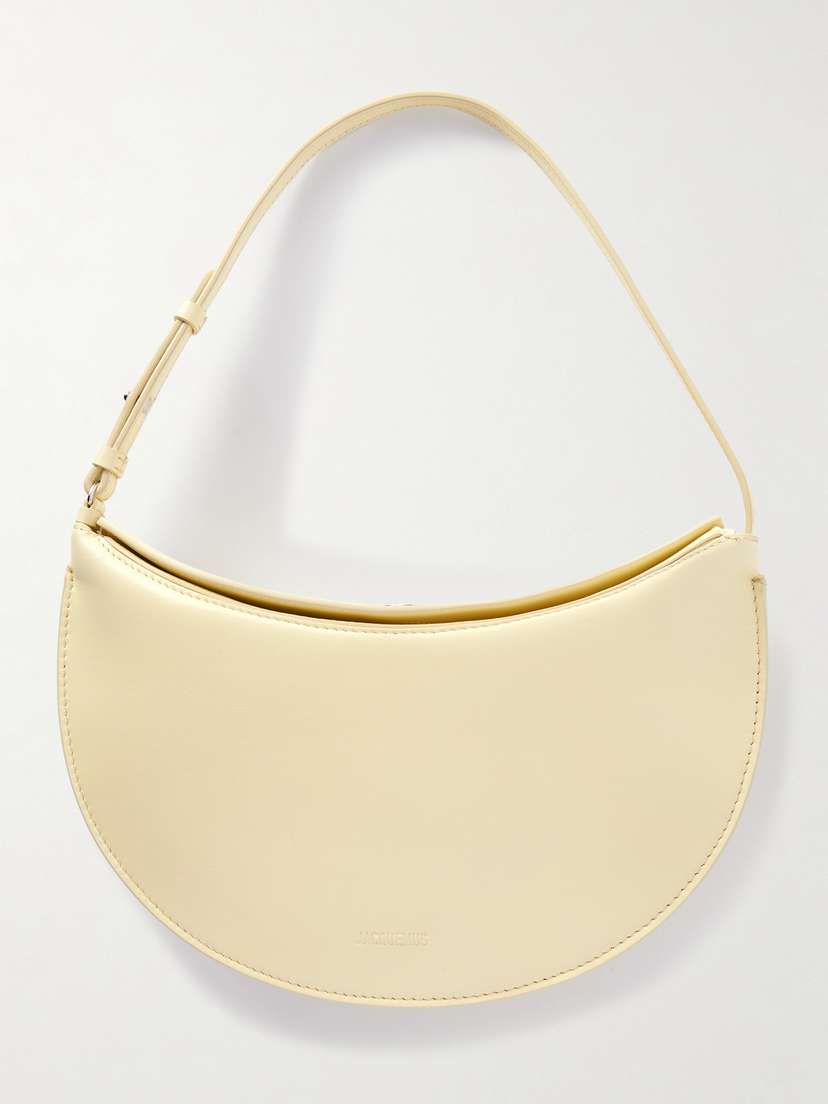 Jacquemus Le Petit Calisso Rond Leather Shoulder Bag