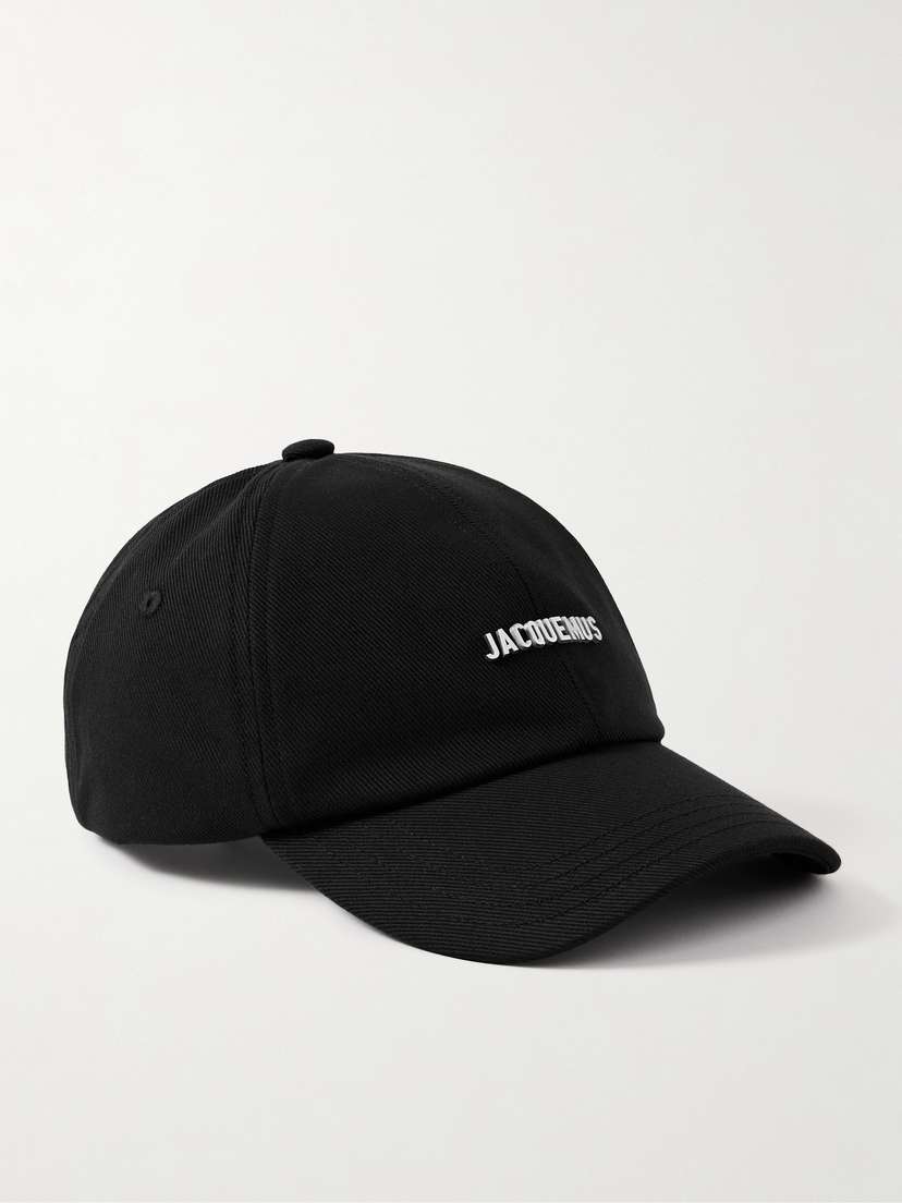 Jacquemus Embellished Cotton-twill Baseball Cap