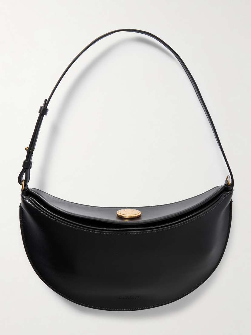 Jacquemus Le Petit Calisso Rond Embellished Leather Clutch